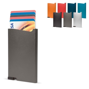 Porte-cartes bancaire en aluminium