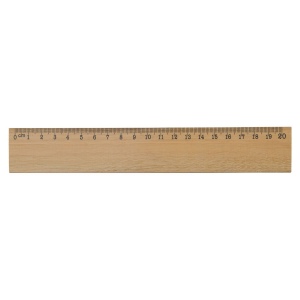 Règle en bois 20cm 2