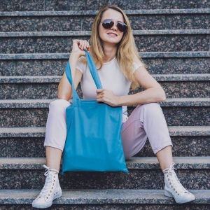 Sac à bandoulière coton 140g/m² 38x42cm 33