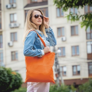 Sac à bandoulière coton 140g/m² 38x42cm 40