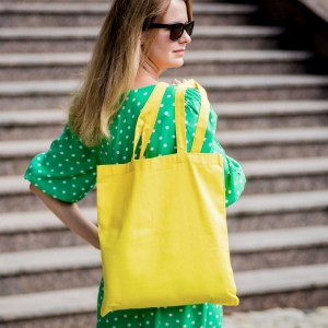Sac à bandoulière coton 140g/m² 38x42cm 45