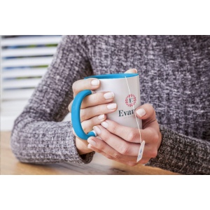 Mug en céramique de haute qualité avec côté intérieur coloré 18