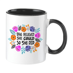 Mug en céramique de haute qualité avec côté intérieur coloré 10