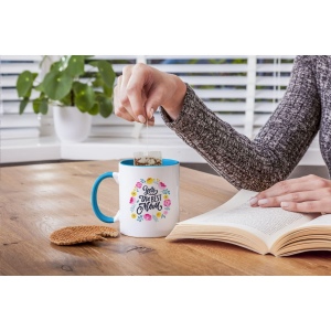 Mug en céramique de haute qualité avec côté intérieur coloré 16
