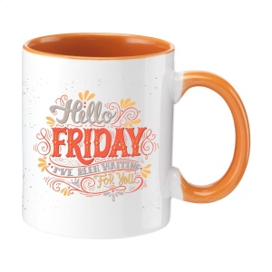 Mug en céramique de haute qualité avec côté intérieur coloré 3