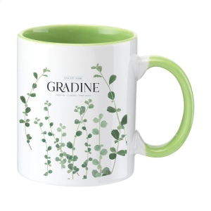 Mug en céramique de haute qualité avec côté intérieur coloré