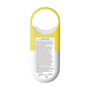 Crème solaire en spray (Indice 30) dans un pulvérisateur pratique en plastique et avec grand anneau pour le suspendre 13