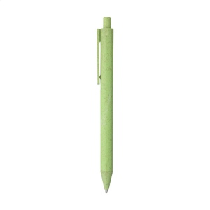 Stylo à bille encre bleu fabriqué à 50&amp;nbsp;% en PP et à 50&amp;nbsp;% en paille de blé 9