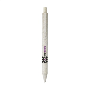 Stylo à bille encre bleu fabriqué à 50&amp;nbsp;% en PP et à 50&amp;nbsp;% en paille de blé 3