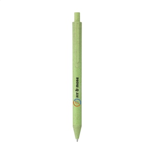 Stylo à bille encre bleu fabriqué à 50&amp;nbsp;% en PP et à 50&amp;nbsp;% en paille de blé 5