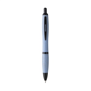 Stylo à bille à encre bleue, fabriqué à 50% en PP et à 50% en paille de blé 2