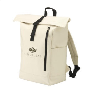 Sac à dos urbain robuste et pratique en polyester 600 D résistant avec une doublure en PVC imperméable et partiellement en nylon 24
