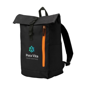 Sac à dos urbain robuste et pratique en polyester 600 D résistant avec une doublure en PVC imperméable et partiellement en nylon 33