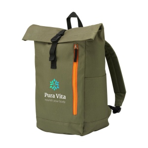 Sac à dos urbain robuste et pratique en polyester 600 D résistant avec une doublure en PVC imperméable et partiellement en nylon 34