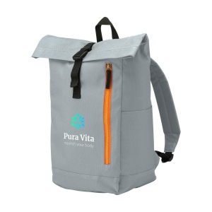 Sac à dos urbain robuste et pratique en polyester 600 D résistant avec une doublure en PVC imperméable et partiellement en nylon 39