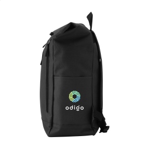 Sac à dos urbain robuste et pratique en polyester 600 D résistant avec une doublure en PVC imperméable et partiellement en nylon 44