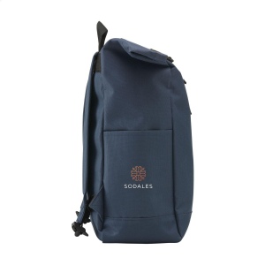 Sac à dos urbain robuste et pratique en polyester 600 D résistant avec une doublure en PVC imperméable et partiellement en nylon 53
