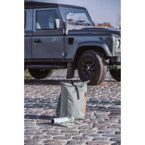 Sac à dos urbain robuste et pratique en polyester 600 D résistant avec une doublure en PVC imperméable et partiellement en nylon 14