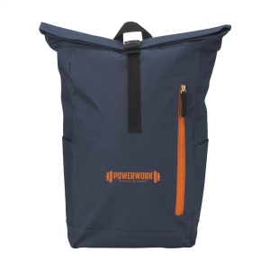 Sac à dos urbain robuste et pratique en polyester 600 D résistant avec une doublure en PVC imperméable et partiellement en nylon 5