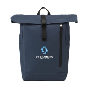 Sac à dos urbain robuste et pratique en polyester 600 D résistant avec une doublure en PVC imperméable et partiellement en nylon 7