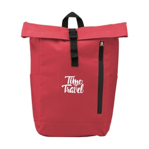 Sac à dos urbain robuste et pratique en polyester 600 D résistant avec une doublure en PVC imperméable et partiellement en nylon 8