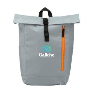 Sac à dos urbain robuste et pratique en polyester 600 D résistant avec une doublure en PVC imperméable et partiellement en nylon 9