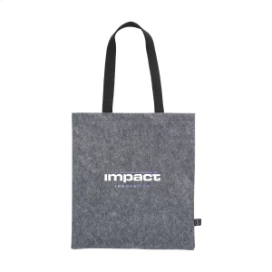 Sac de courses robuste en RPET feutre épais de qualité avec de longues poignées en coton tissé 16