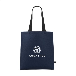 Sac de courses robuste en RPET feutre épais de qualité avec de longues poignées en coton tissé 4