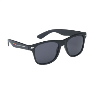 Lunettes de soleil robustes avec une monture noire mate luxueuse et des verres avec une protection UV 400 (selon les normes européennes) 2