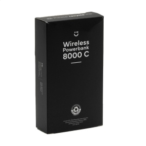 Chargeur externe sans fil en ABS extrêmement complet avec une batterie Li-ion intégrée (8 000 mAh) 6