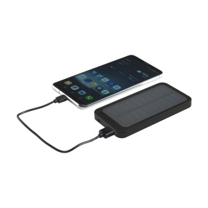 Batterie externe puissante, de haute capacité, en munie d'un panneau solaire et d'une batterie polymère rechargeable intégrée (4 000 mAh) 11