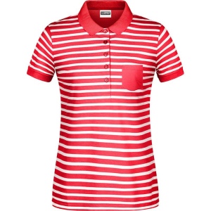 Polo fashion marinière bio Femme Daiber 5