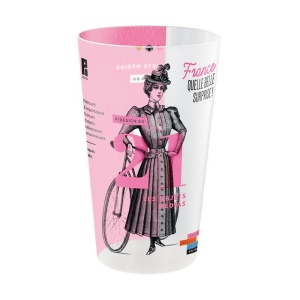 GOBELET PLASTIQUE REUTILISABLE 30 cl RAS BORD (IML) 5