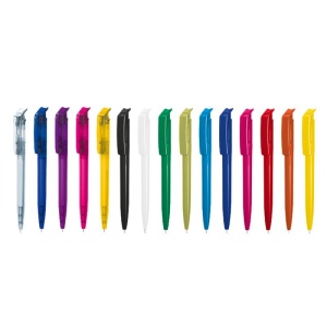 STYLO BILLE BLEUE CORPS ET CLIP PLASTIQUE EN MATIERE RECYCLEE rPET 26