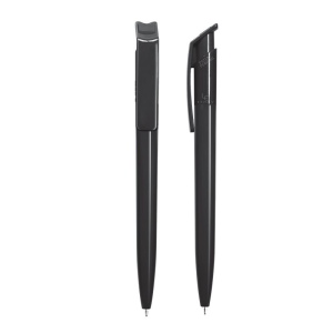 STYLO BILLE BLEUE CORPS ET CLIP PLASTIQUE EN MATIERE RECYCLEE rPET 13
