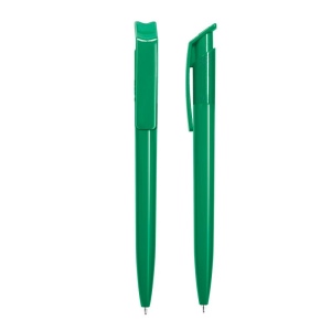 STYLO BILLE BLEUE CORPS ET CLIP PLASTIQUE EN MATIERE RECYCLEE rPET 23