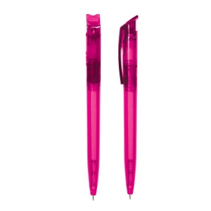 STYLO BILLE BLEUE CORPS ET CLIP PLASTIQUE EN MATIERE RECYCLEE rPET 11