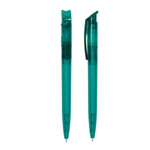 STYLO BILLE BLEUE CORPS ET CLIP PLASTIQUE EN MATIERE RECYCLEE rPET 24