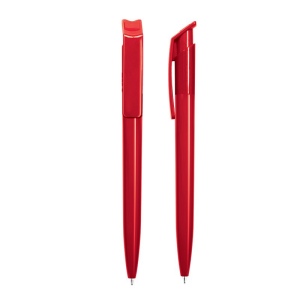 STYLO BILLE BLEUE CORPS ET CLIP PLASTIQUE EN MATIERE RECYCLEE rPET 18