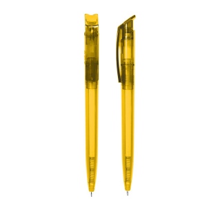STYLO BILLE BLEUE CORPS ET CLIP PLASTIQUE EN MATIERE RECYCLEE rPET 9