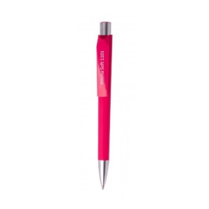stylo-bille avec corps en touché gomme 7