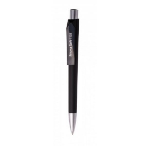stylo-bille avec corps en touché gomme 3