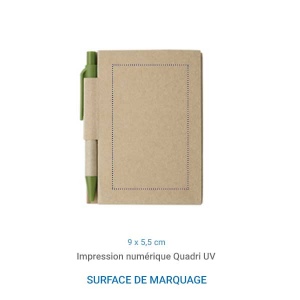 Carnet ECOBOOK et son stylo 4