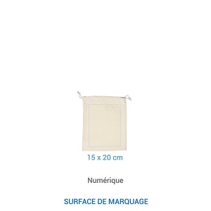 Pochon coton FIDJI S+ 155 4