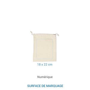 Pochon coton BIO FIDJI M 155 4
