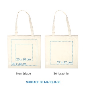 Cabas coton BIO SQUARE 155 4