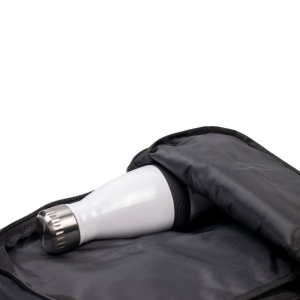 DELFOS. Sac à dos à sangle unique en 300D polyester recyclé et 600D polyester recyclé, avec doublure en polyester recyclé 210D 3