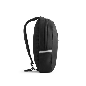 DELFOS. Sac à dos à sangle unique en 300D polyester recyclé et 600D polyester recyclé, avec doublure en polyester recyclé 210D 7