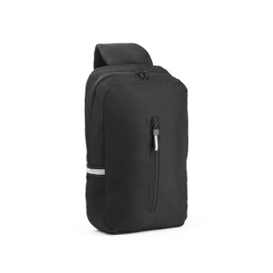 DELFOS. Sac à dos à sangle unique en 300D polyester recyclé et 600D polyester recyclé, avec doublure en polyester recyclé 210D 2