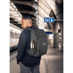 TOULON. Sac à dos pour ordinateur portable en polyester recyclé 600D haute densité 16" 3